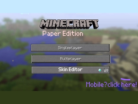 Minecraft Paper Edition: A Remix